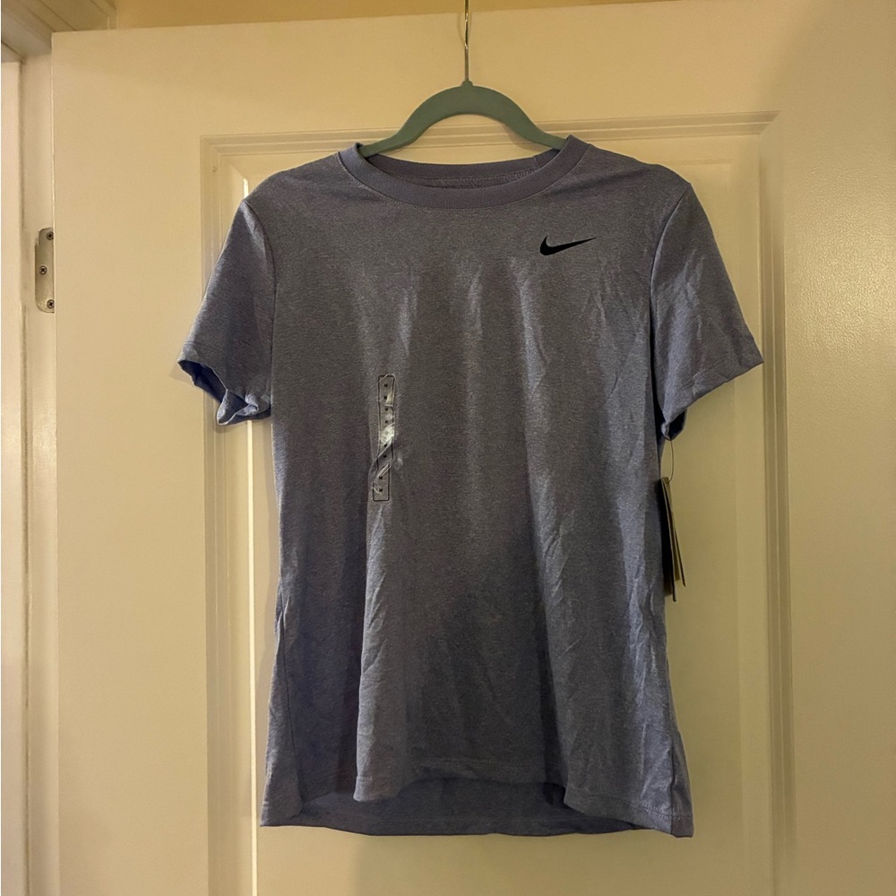 Nike Women’s Heathered Blue Short Sleeve Tee